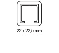 PERFIL - 22 x 22,5 mm (2)
